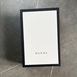 Gucci Black and White shoe Box